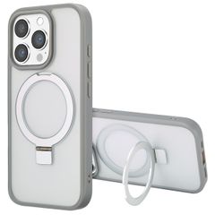 Accezz Coque Ring Stand avec MagSafe iPhone 16 Pro - Grey