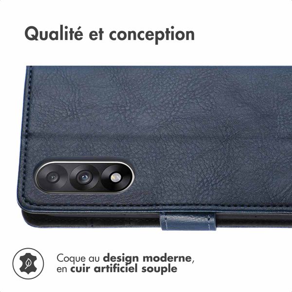 imoshion Étui de télephone portefeuille OnePlus Nord 5 - Bleu foncé