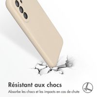 Accezz Coque Liquid Silicone Samsung Galaxy A37 (5G) - Stone