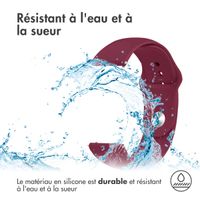 imoshion Bracelet sport en silicone  - Connexion universelle 18 mm - Bordeaux