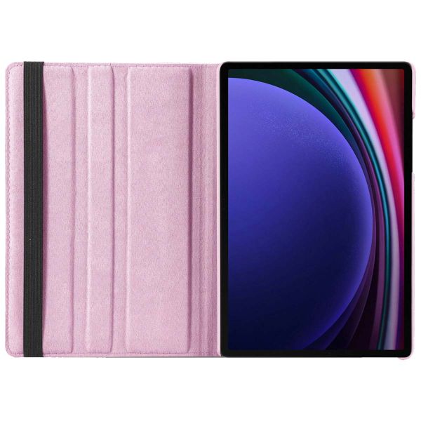 imoshion Coque tablette rotatif à 360° Samsung Galaxy Tab S10 Plus / Tab S9 Plus / Tab S9 FE Plus - Rose