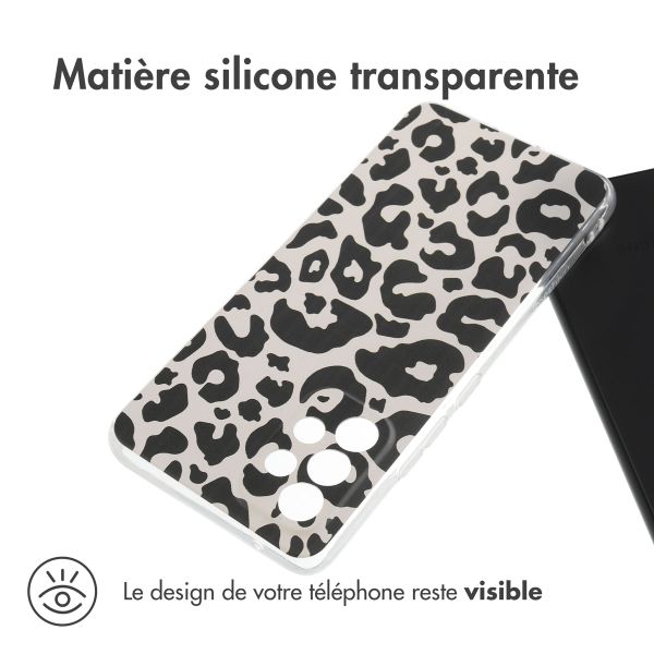 imoshion Coque Design Samsung Galaxy A53 - Leopard Transparent