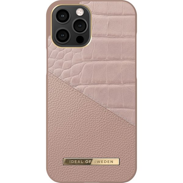 iDeal of Sweden Coque Atelier iPhone 12 Pro Max - Rose Smoke Croco