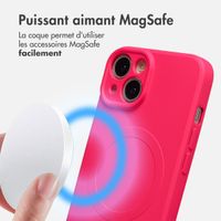 imoshion Coque Couleur avec MagSafe Apple iPhone 14 - Neon Pink