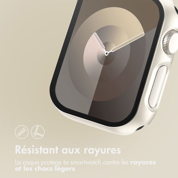 imoshion Coque rigide à couverture complète Apple Watch 1 / 2 / 3 - 38 mm - Lumière stellaire