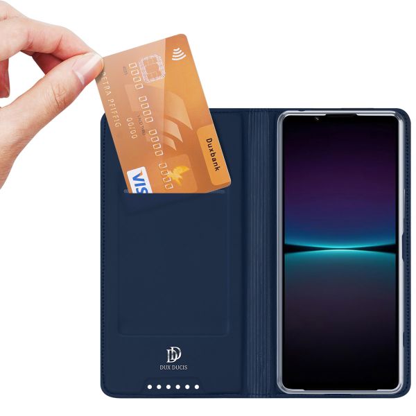 Dux Ducis Étui de téléphone Slim Sony Xperia 1 V - Bleu foncé