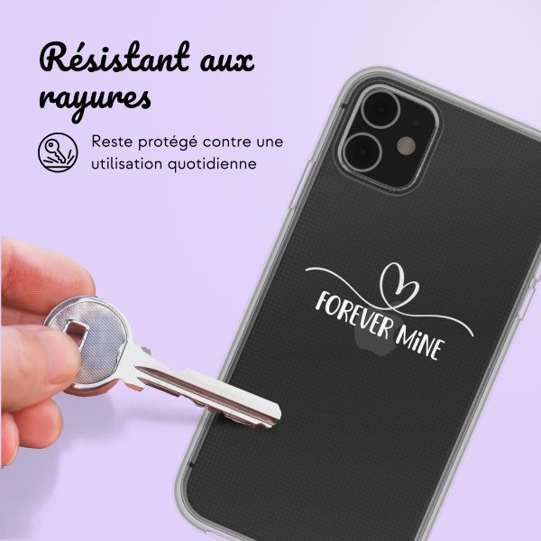 Coque avec votre propre photo et/ou texte Apple iPhone 11 - Sierlijk hartje