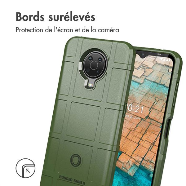 imoshion Coque Rugged Shield Nokia G10 / G20 - Vert foncé