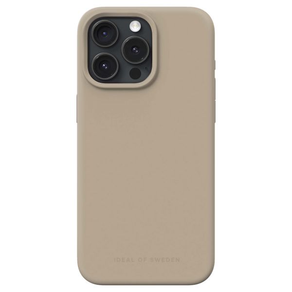 iDeal of Sweden Coque Silicone iPhone 15 Pro Max - Beige