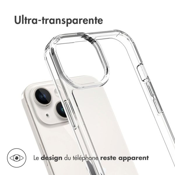 Accezz Coque Xtreme Impact Apple iPhone 15 - Transparent
