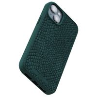 Njorð Collections Coque Salmon Leather MagSafe iPhone 15 Plus - Green