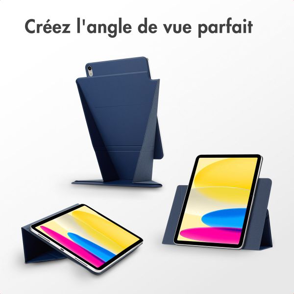 Accezz High Stand tablet case Apple iPad 11 (2025) 11 pouces A16 / iPad 10 (2022) 10.9 pouces - Bleu foncé
