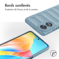 imoshion Coque arrière EasyGrip Oppo A58 (4G) - Bleu clair