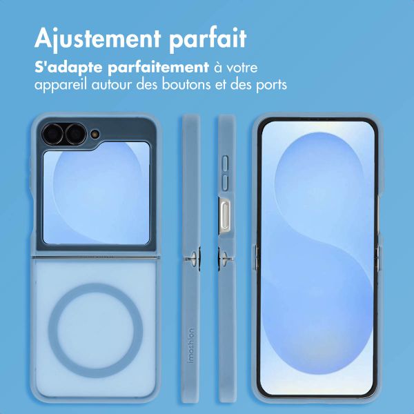 imoshion Coque Color Guard avec MagSafe Samsung Galaxy Z Flip 7 FE - Bleu clair
