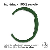 imoshion Bracelet sport en silicone  - Connexion universelle 18 mm - Vert foncé