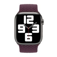Apple Bracelet Solo tressé Apple Watch | 38/40/41/42 mm - Taille 5 - Dark Cherry
