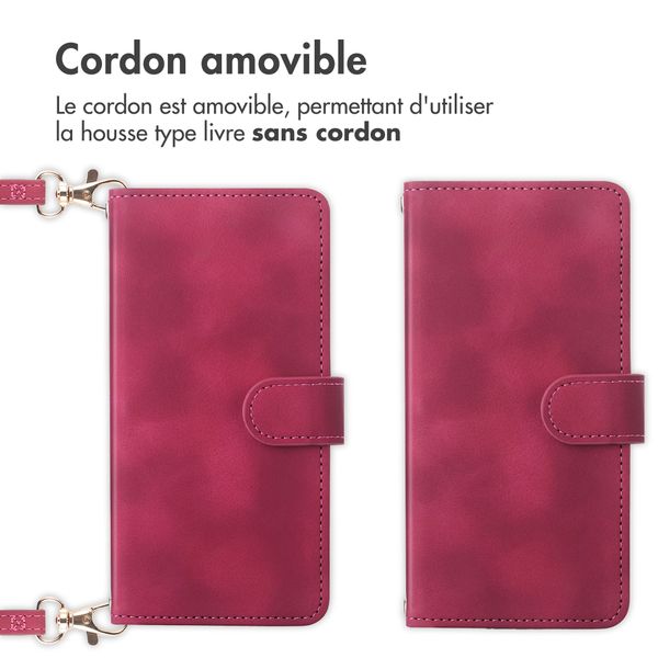 imoshion Etui de télephone portefeuille avec cordon Xiaomi Redmi Note 15 (4G) - Rouge