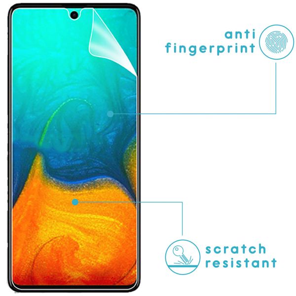 imoshion 3-Pack de protection d'écran + Protection en verre Appareil photo Samsung Galaxy A71