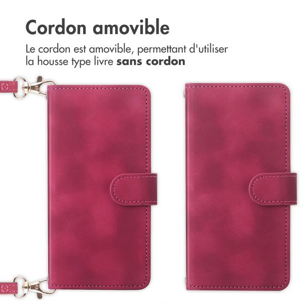 imoshion Etui de télephone portefeuille avec cordon Samsung Galaxy S23 FE - Rouge