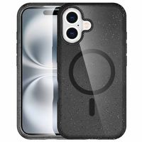 imoshion Coque Sparkle avec MagSafe iPhone 16 - Noir