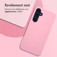 imoshion Coque Couleur Samsung Galaxy A35 - Bubblegum Pink