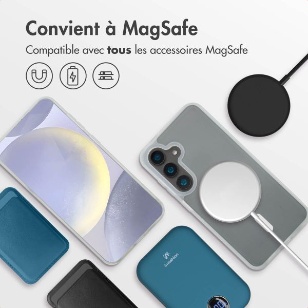 imoshion Coque Color Guard avec MagSafe Samsung Galaxy S24 - Blanc