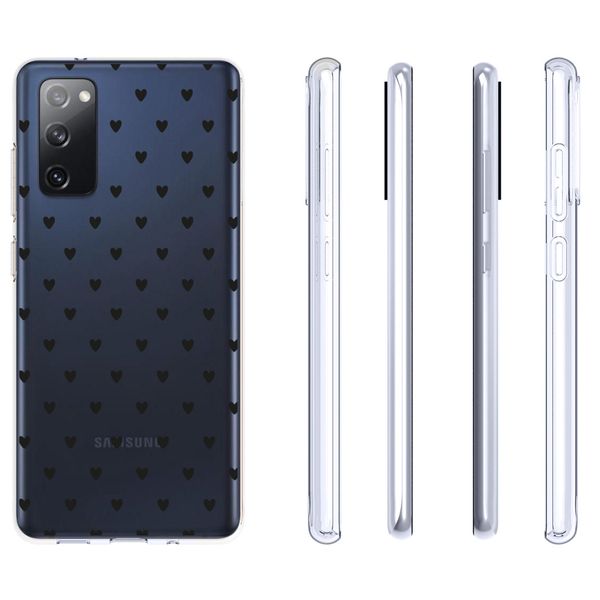 imoshion Coque Design Samsung Galaxy S20 FE - Hearts All Over Black