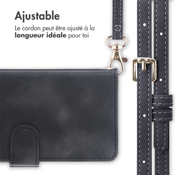 imoshion Etui de télephone portefeuille avec cordon Apple iPhone 17 - Noir