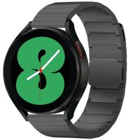 Selencia Bracelet magnétique en acier  - Connexion universelle 20 mm - Noir