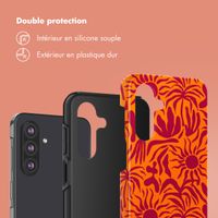 Selencia Coque arrière Vivid Samsung Galaxy A26 - Tropical Vibes Apricot