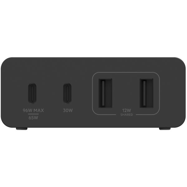 Belkin ﻿Adaptateur Boost↑Charge™ GaN Pro 4 ports - USB -A (2x) et USB-C (2x) - 108 W - Noir