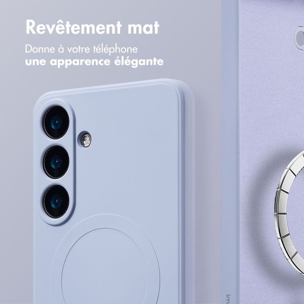 imoshion Coque Couleur avec MagSafe Samsung Galaxy S25 Plus - Lila