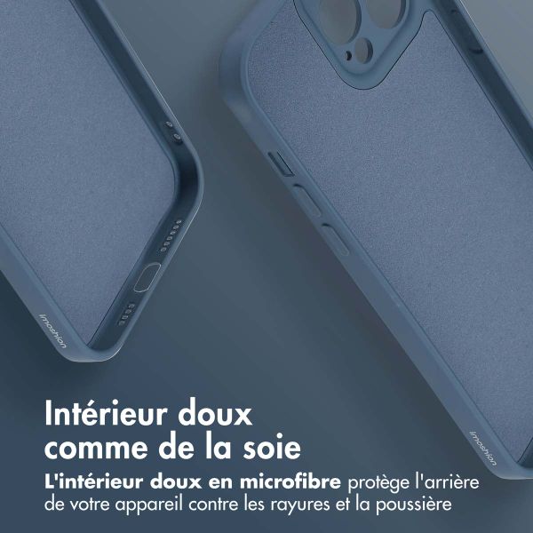 imoshion Coque Couleur avec MagSafe Apple iPhone 13 Pro Max - Bleu foncé