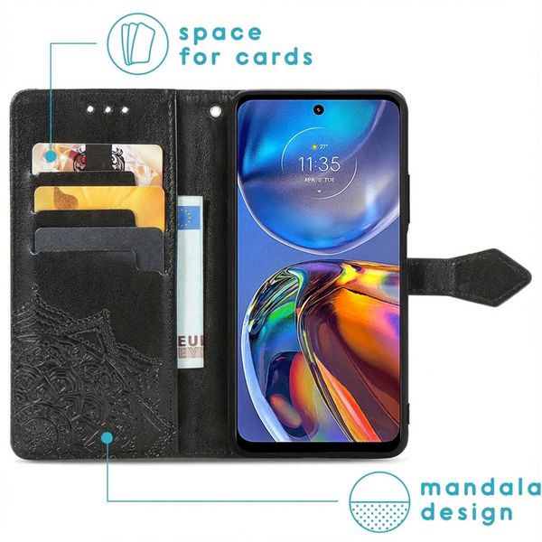 imoshion Etui de télephone Mandala Motorola Moto E32 / E32s - Noir