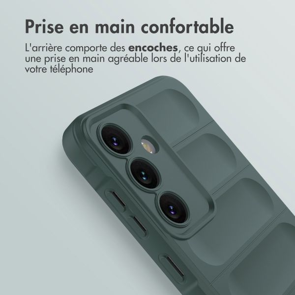 imoshion Coque arrière EasyGrip Samsung Galaxy S24 - Vert foncé