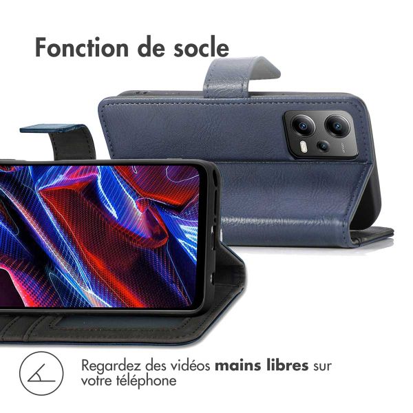 imoshion Étui de télephone portefeuille Xiaomi Poco X5 5G - Bleu foncé