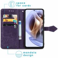 imoshion Etui de téléphone portefeuille Mandala Motorola Moto G31 / G41 - Violet