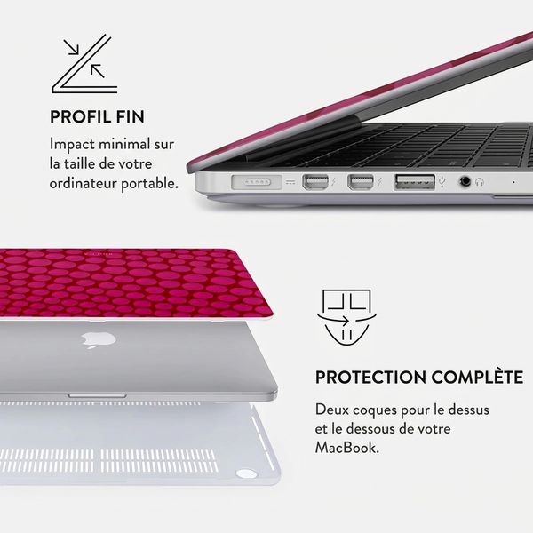 Burga Coque Rigide Apple MacBook Pro 14 pouces (2021 / 2023 M3 chip / 2024 M4 chip / 2025 M5 chip) - Reset Button