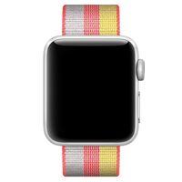 Apple Bracelet en nylon tissé Apple Watch Series 1 à 9 / SE (38/40/41 mm) | Series 10 (42 mm) - Rouge