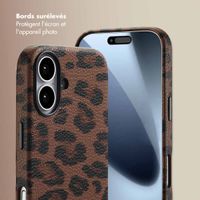 Selencia Coque Sabi imprimé panthère avec MagSafe Apple iPhone 17 - Mocha Brown