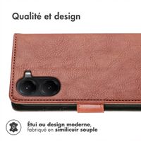 imoshion Étui de télephone portefeuille de luxe Xiaomi Poco X7 Pro - Marron