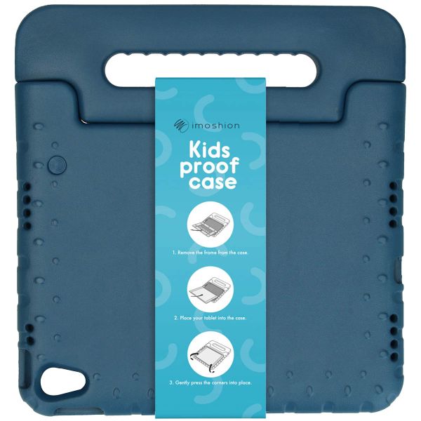 imoshion Coque kidsproof avec poignée iPad 11 (2025) 11 pouces / iPad 10 (2022) 10.9 pouces - Bleu foncé