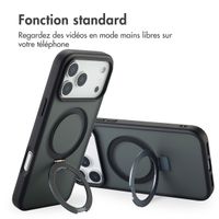 Accezz Coque Ring Stand avec MagSafe Apple iPhone 17 Pro Max - Noir
