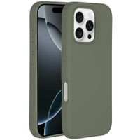 Accezz Coque Liquid Silicone avec MagSafe iPhone 16 Pro Max - Cooper Green