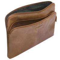 dbramante1928 Skagen Pro+ Sleeve - Pochette ordinateur 13 pouces - Cuir véritable - MacBook Pro 13 pouces / Air 13 pouces - Tan