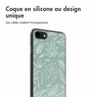 imoshion Coque Design iPhone SE (2022 / 2020) / 8 / 7 - Leaves Line-Art