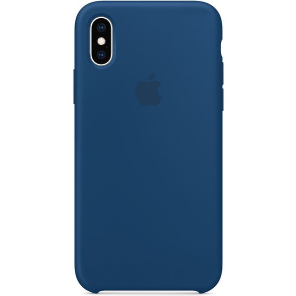 Apple Coque en silicone iPhone Xs / X - Blue Horizon