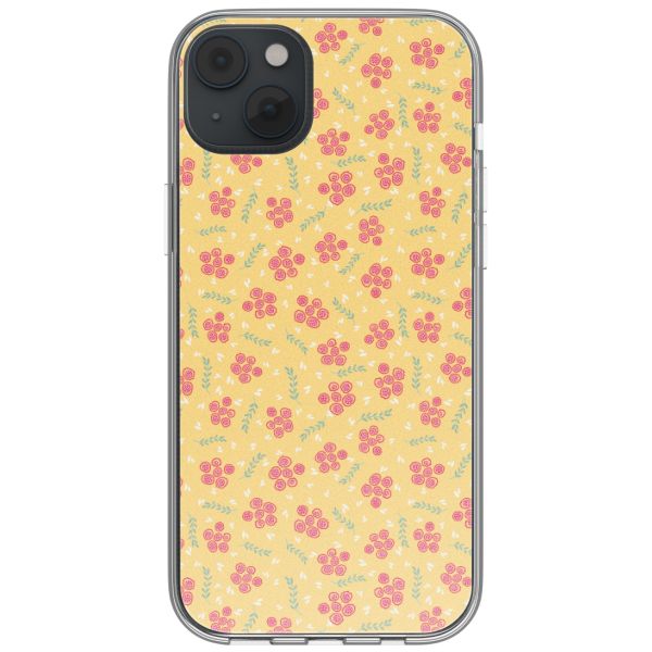 imoshion Coque design pour iPhone 14 - Sunny Yellow Petite Flowers