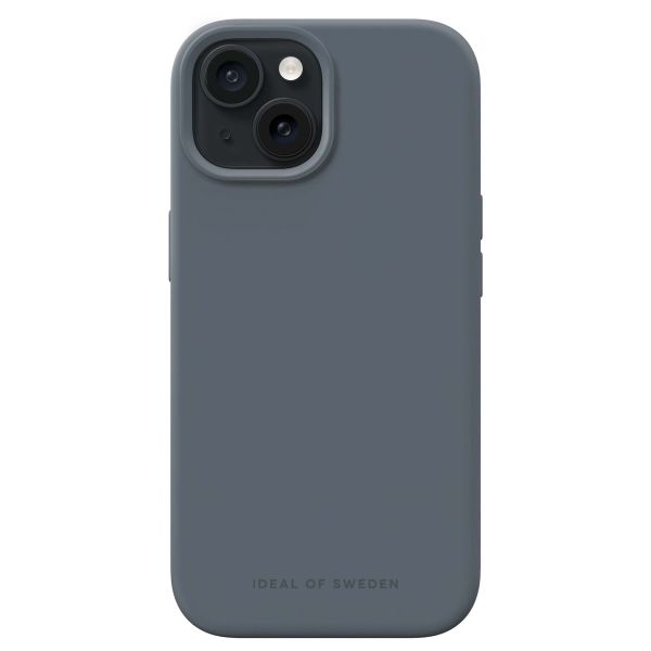 iDeal of Sweden Coque Silicone iPhone 15 - Midnight Blue