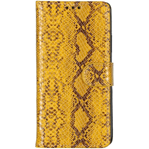 Etui de téléphone imprimé de serpent iPhone 11 - Jaune